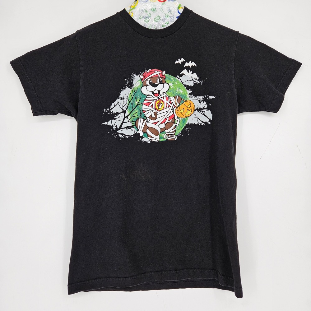Buc-ees Shirt Mens Medium Halloween‎ Boo Crew Bucees Gas Station Black Tee M